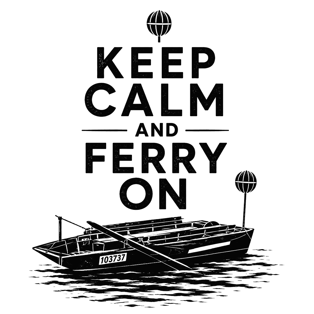 Keep calm and ferry on